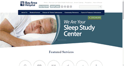 Desktop Screenshot of bayareahospital.org